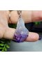 Raw Amethyst Natural Stone Keychain - 4 - (Only Hand Made) - 5