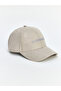 Özmarka New Season Gray Suede Look Men's Cap Hat - 2