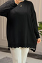 44431 - Stylish Comfortable Cotton-Polyester Women's Knitwear Long Sweater - 7