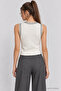 Staple Detailed Knitwear Vest 4391 Lki̇0073 Ecru - 5