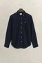 Men's Navy Blue Regular Fit Button down Shirt - 2