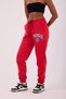 Women's Red Harvard Basic Jogger Pants - 4