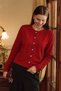 Elegant Corsman Cardigan Red