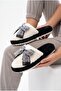 Women's Plush, Bowknot, Soft Sole Winter House Slippers - 2