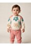 Girl's Floral Themed Tracksuit Set