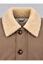 Men's Fur Collar Quilted Coat Jacket Mink 4322Dngr - 5