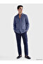 Özmarka New Season Indigo Regular Fit Gabardine Men's Shirt