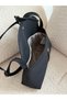 Suede Shoulder Bag with Bow Detail for Women - 3