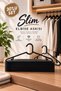 30 Pieces Slim Clothes Hangers - Flexible and Durable Hangers for Clothing, Shirts, Scarves, Pants - 2