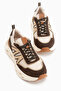 Kiana Brown Mesh Detailed Thick Sole Women's Sneaker - 5
