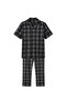 Ozmarka New Season Anthracite Regular Fit Plaid Men's Pajama Set - 5