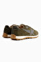Polly Genuine Leather Khaki Suede Star Detailed Women's Sneaker - 6
