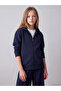 Hooded thick girl's zippered sweatshirt - 2