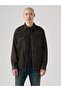 Relaxed Fit Western Men's Black Shirt