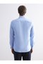 Oem New Season Slim Fit Long Sleeve Oxford Men's Shirt - 8