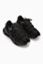 Raisa Genuine Leather Black Suede Mesh Detailed Thick Sole Women's Sneaker - 3