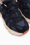 Raisa Genuine Leather Navy Blue Suede Mesh Detailed Thick Sole Women's Sneaker - 5