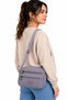 Women's Waterproof Multi-Compartment Adjustable Strap Lightweight Shoulder and Crossbody Bag Lavender 3500