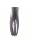 Burgundy Patent Leather Women's Boots 4 cm Short Heel Genuine Leather Lined Below the Knee Boots - 7