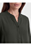 Özmarka New Season Green Ruffled Collar Blouse - 3