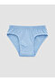 Özmarka New Season Blue Printed Boys' Underpants 3-Piece Set - 4