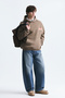 Oversize Washed Hooded Sweatshirt - 3