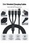 Super Fast Charging 3-in-1 USB Data Cable 1.2M – Multi-Connector Charging & Data Sync Cable for USB-C, Lightning & Micro-USB Devices - 5