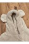 Welsoft Winter Baby Sleeping Bag with Booties – Newborn Hooded Sleeping Bag with Ears and Cross Zipper for Keeping Warm - 8