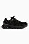 Raisa Genuine Leather Black Suede Mesh Detailed Thick Sole Women's Sneaker - 2