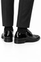 Men's Classic Lace-Up Shoes with Patent Leather and Matte Options, Groom's Suit, Office, Special Occasion Shoes - 4