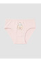 Özmarka New Season White Patterned Girls' Panties 3-Piece Set - 4