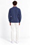 Polo Collar Zippered Long Sleeve Men's Sweater 102101 - 3