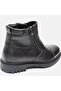 Jf-25992 Men's Genuine Leather and Fur Lined Double Zipper Casual Boots - 6
