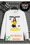 Manifest You Are the Main Character Zoktay Mina Esin Hilal Sueda Lidya Designed Long Sleeve T-Shirt 100% Organic Cotton White