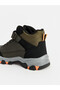 Vizyon New Season Khaki Lace-Up Velcro Boys' Boots - 3