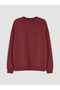 Two Mt Shop Quality Burgundy Oversize Women's Thick Sweatshirt - 5