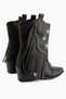 Valeria Black Tasseled Star Detailed Western Women's Boots - 5