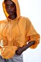 Orange Bag Detailed Hooded Raincoat 9805 - 2
