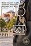 3 Pieces of Metal Hagia Sophia Keychain – Metal Design 10 Cm, Decorative Keychain, Keychain, Key Ring