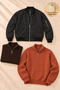 3-Piece Men's Combination Set – 2 Thessaloniki Sweaters + 1 Bomber Jacket, with Perfume Gift