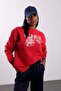 Red Wild Muse Printed Sweatshirt 19106 - 2
