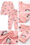 Girl's 100% Cotton Long-Sleeve Sleepwear Lounge Set - 3