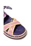 Orson Cross Scarf 100% Suede Luxury Design Plain Women's Sandals - 2