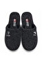 Men's House Slippers Black Winter Warm Lined Non-Slip Sole Comfortable Soft Indoor Slippers - 5