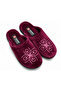 Softly Lined Women's Slippers with Embroidery Motifs, Closed Flat Sole, Stylish Model - 3