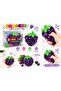 Fruit Squeezing Squishy Toy, Grape Design, Stress Relief crunchy type