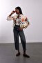 Ecru Embroidered Gabardine Jacket 6392 - 3