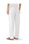 Tapered Cut Pocket Pants - White - 3