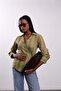 Green Asymmetrical Tie-Dye Detailed Shirt 3307 - 4