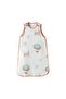 Whale Blue Sleeveless Baby Sleeping Bag, Size S, Breathable, Zippered - 2